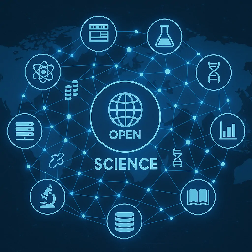 Глобальная сеть открытой науки — визуализация
